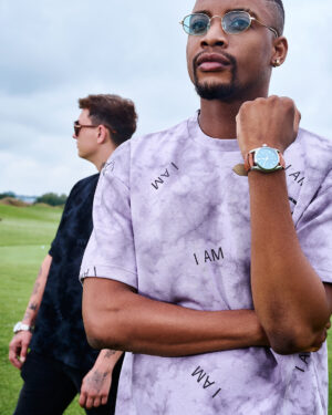 I AM Designer Shirt Light Purple